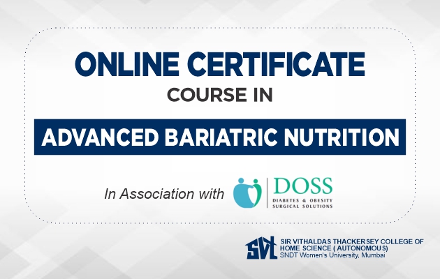 Online Certificate Course in Advanced Bariatric Nutrition