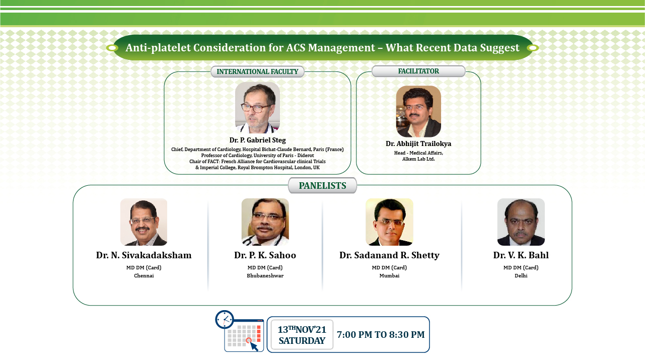 Anti-Platelet Consideration for ACS Management – What Recent Data Suggest