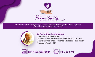 World Prematurity Awareness Month Webinar